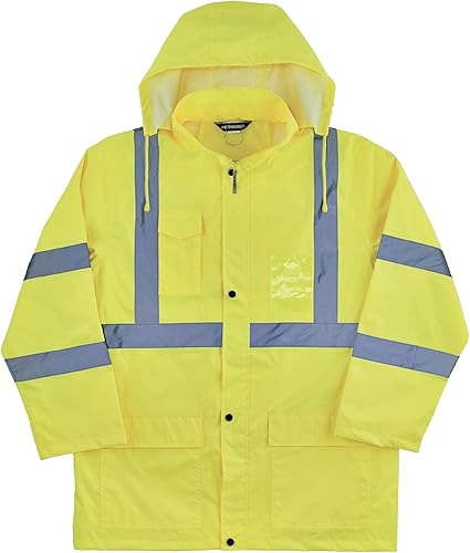 Miniatura 1 de Ergodyne Standard High Visibility Reflective Lightweight Rain Jacket