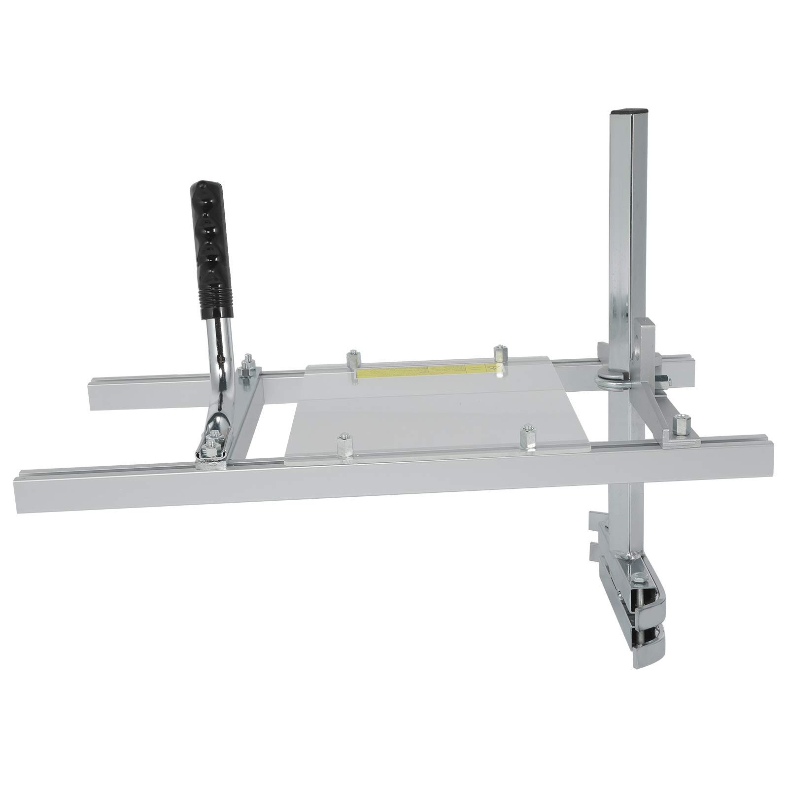 Ausla Molino de Motosierra, Molino de Motosierra de Aluminio y Acero, Barra de Fresado de Tablones de 0,20 a 12 Pulgadas, Herramienta de Fresado de Madera con Abrazadera Portátil para Carpinteros