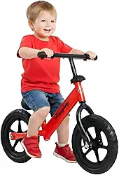 Bicicleta Sem Pedal Equilíbrio Infantil Vermelha Aro 10 - Castela