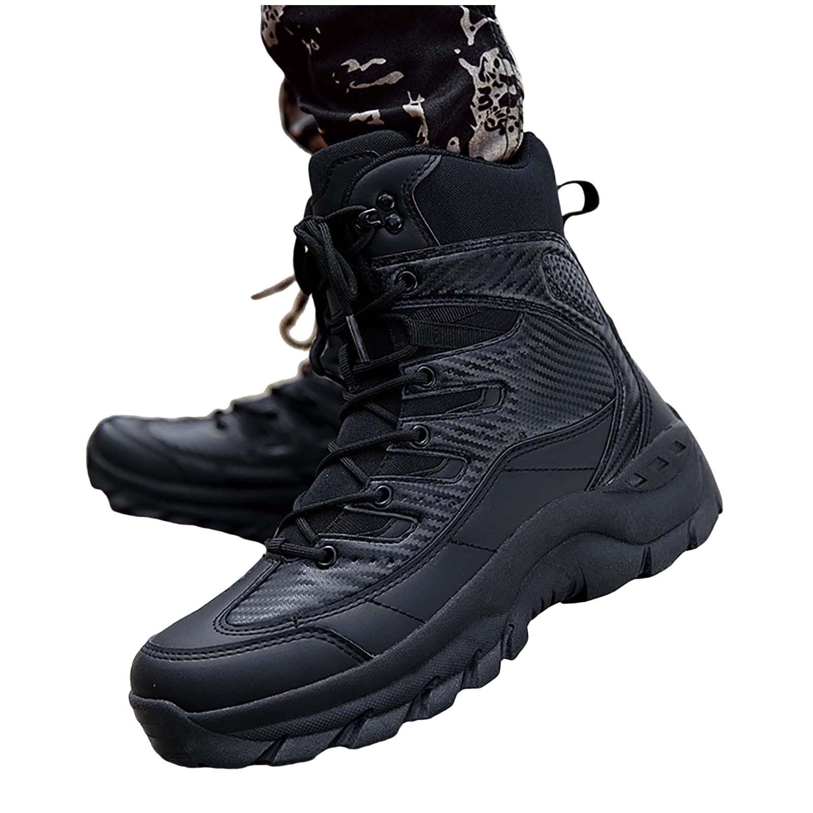 Bottes de randonnée d'extérieur pour homme : chaussures d'hiver antidérapantes, bottes de neige montantes, imperméables, chaussures de randonnée, chaussures d'escalade, chaussures de trekking,