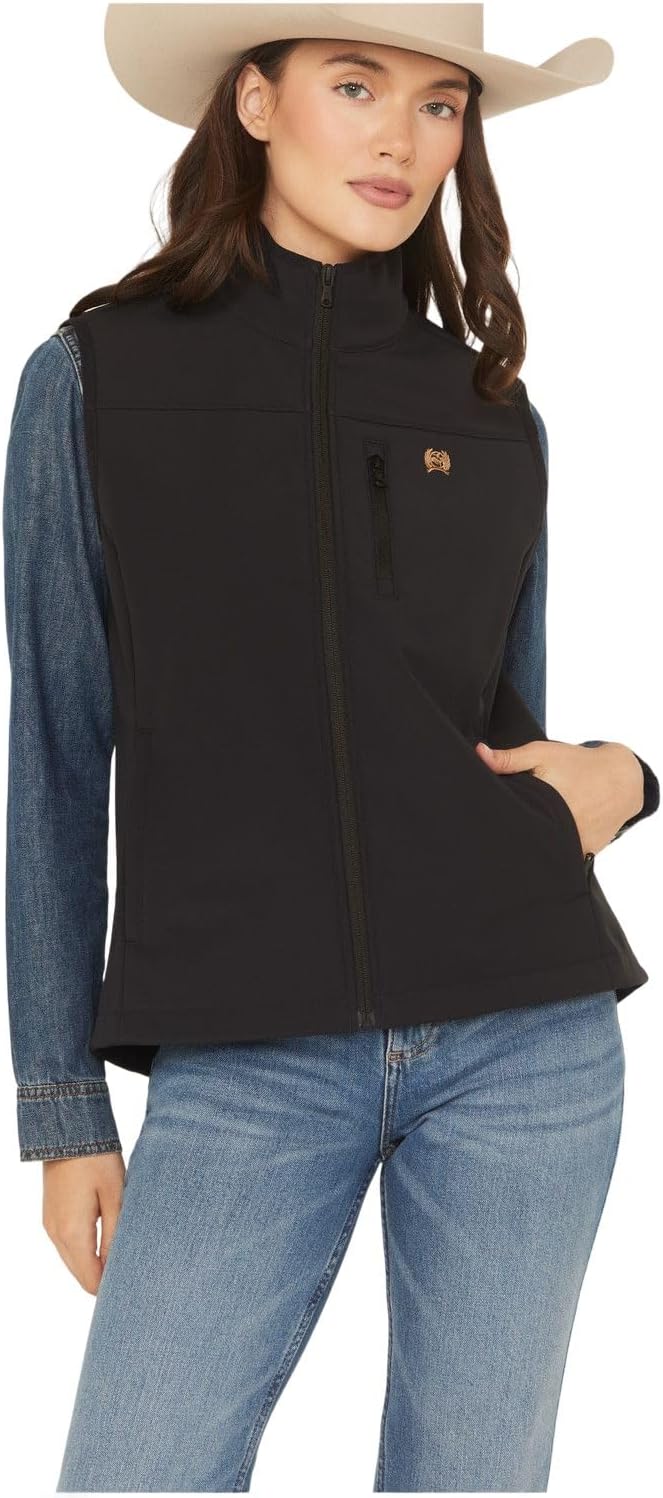 Cinch Women's Black Wind Proof Vest