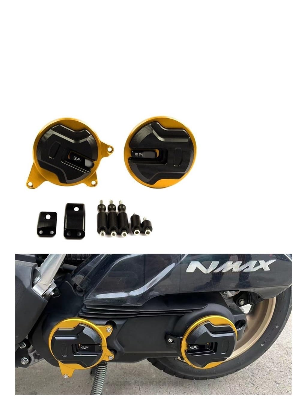 Amazon | エンジンカバー NMAX155 Nmax 155 2020-2023 エンジン保護