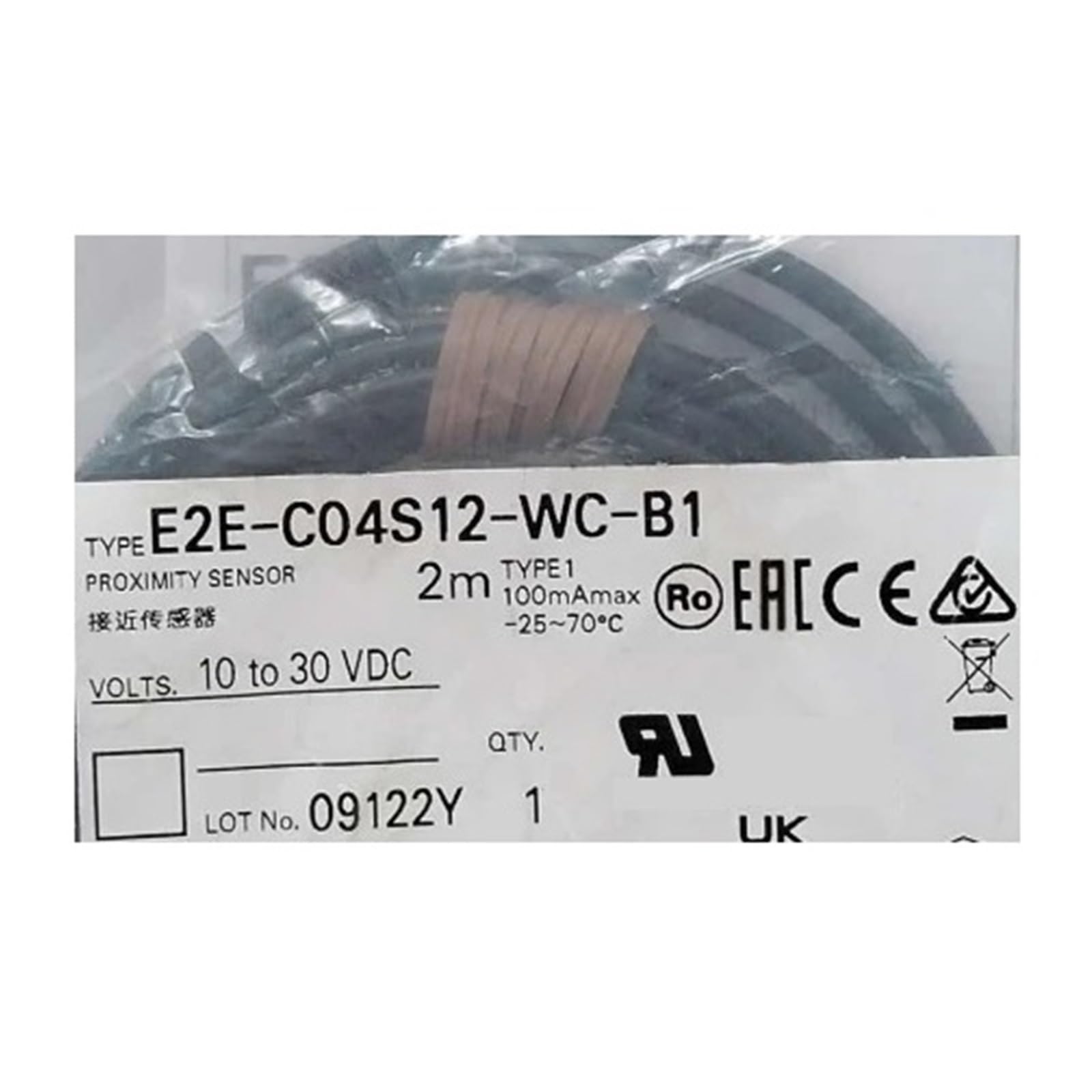 Capteur E2E-C05S01-WC-C1 proximité inductif miniaturisé 3 fils pour automate