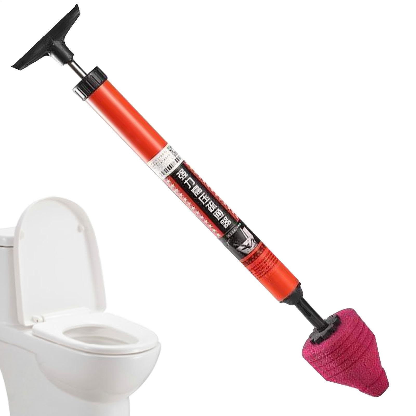 Déboucheur de toilettes haute pression | Outil de plomberie haute pression | Déboucheur de toilettes robuste | Déboucheur de toilettes avec poignée ergonomique pour déboucher les toilettes, les