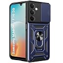 TheGiftKart Tough Armor Bumper Back Cover Case for Samsung Galaxy M16 5G / F16 5G | Sliding Camera Cover, Kickstand & Ring Holder | 360° Protection Back Case for Samsung M16 / F16 5G (PC & TPU, Blue) gallery image