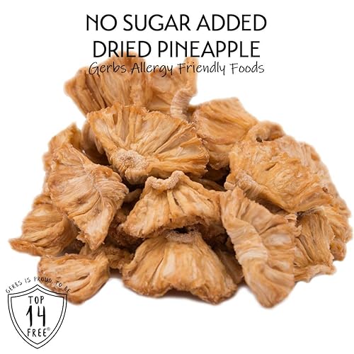 Miniatura 82 de Frutas secas GERBS, Top 14 libres de alergia alimentaria, sin sulfuro, sin conservantes, sin OMG, vegano