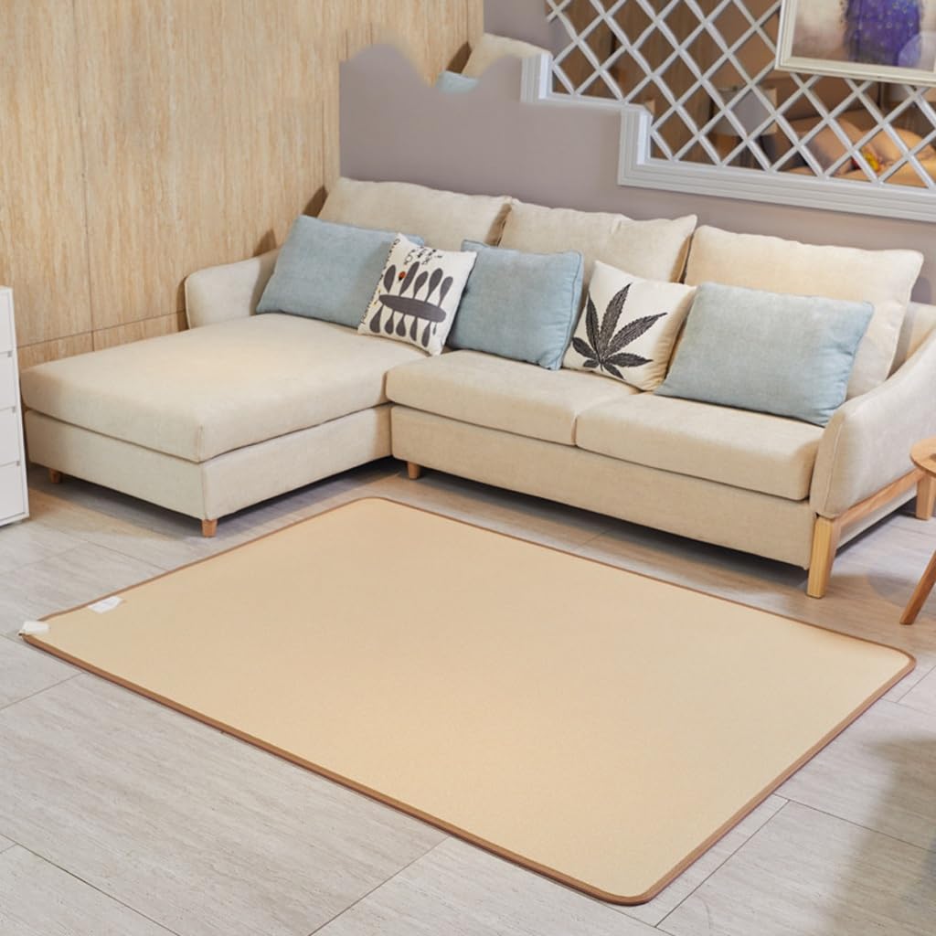 Graphene Elettrico Riscaldato MatFast Impermeabile Cristallo di Carbonio Riscaldamento PadArea Tappeto per Camera da Letto e Soggiorno 50x150cmCozy Gray Comfort