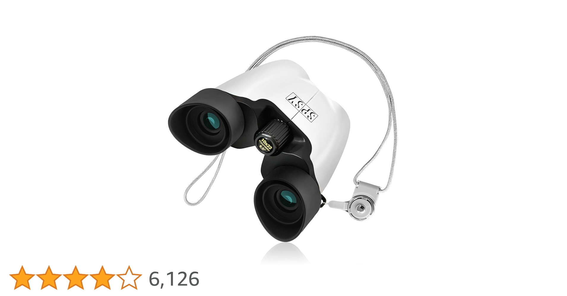 Amazon | SuperSunny 双眼鏡 コンサート 10倍 10x22 Bak4 アイカップで