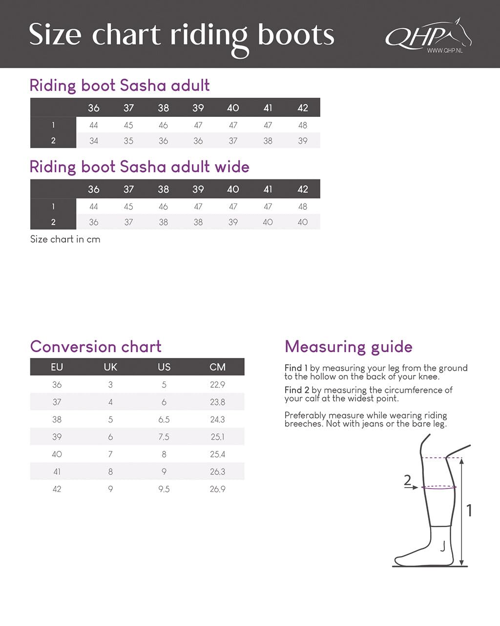 Bottes d'équitation personnalisable QHP