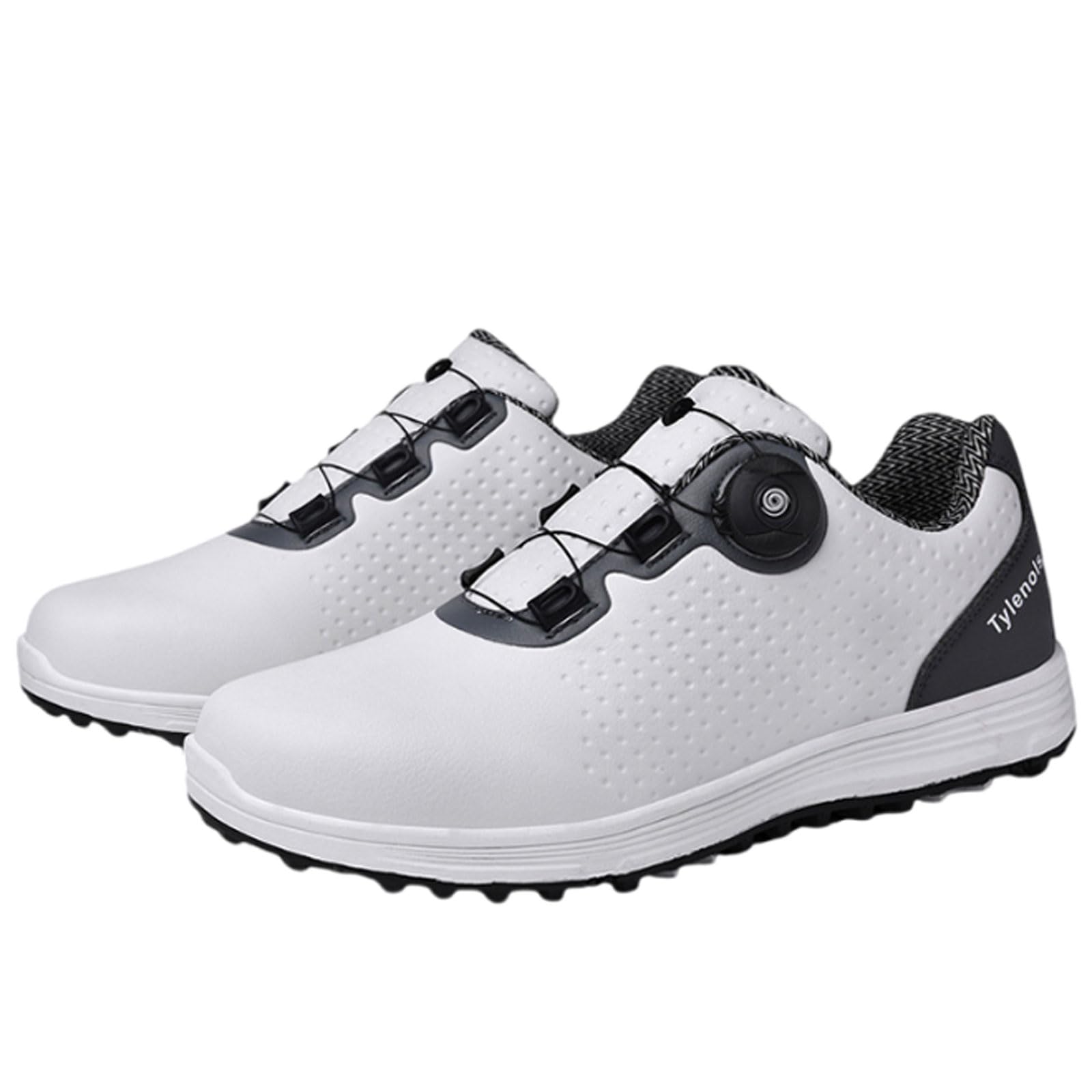 Zapatos de Golf Impermeables para Hombre,Zapatillas de Entrenamiento de Golf,Zapato Golf Piel,Waterproof Golf Shoes,Ligeras,Cómodos,para Campos de Golf y Entrenamiento Diario