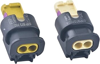 Amazon.com: 2 Pin Automotive Fuel Injector Connector Socket Of