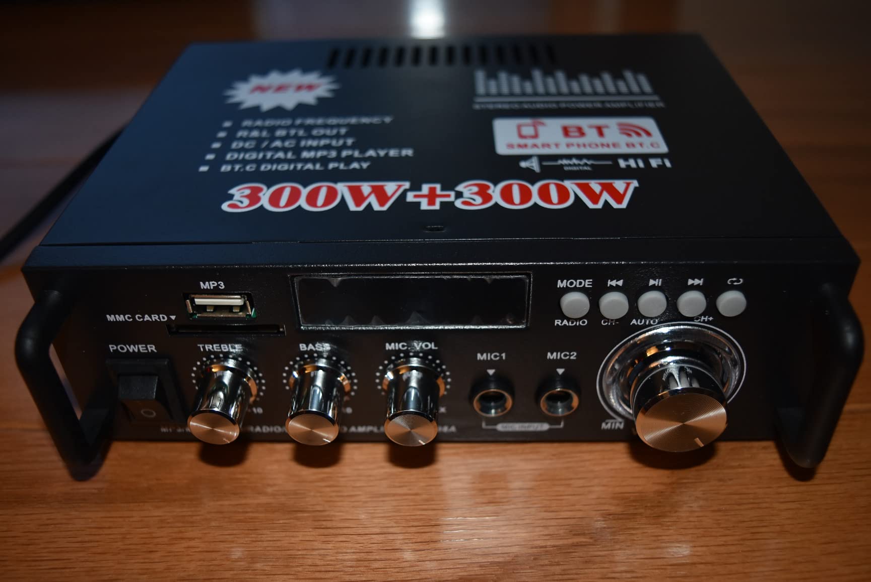 7/mo Finance HiFi Bluetooth Audio Amplifier 298A Mini Stereo Amp RMS