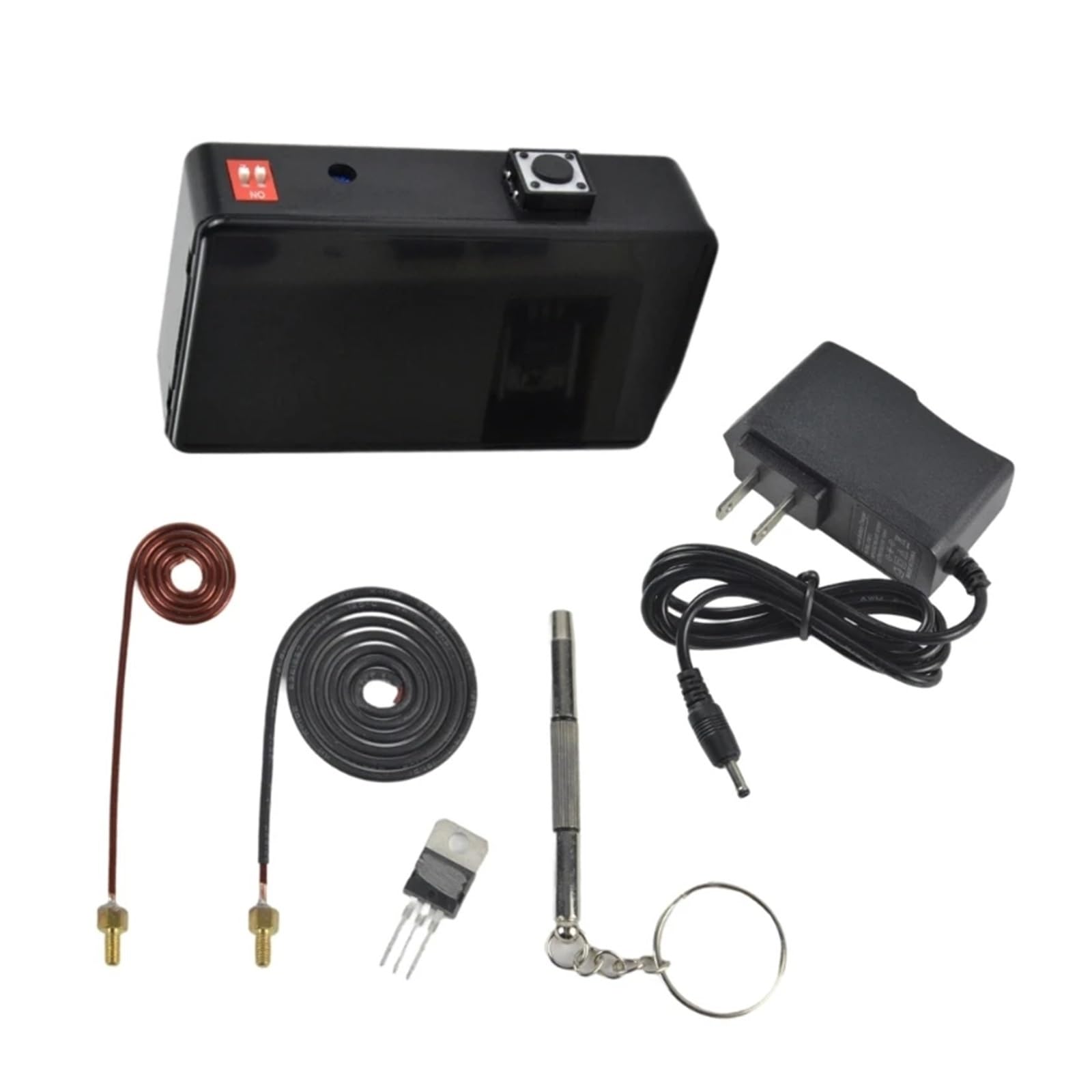 Detector de bombillas 150 MH/z, generador pulsos electromagnéticos alta potencia, EMP ajustable frecuencia(Black)
