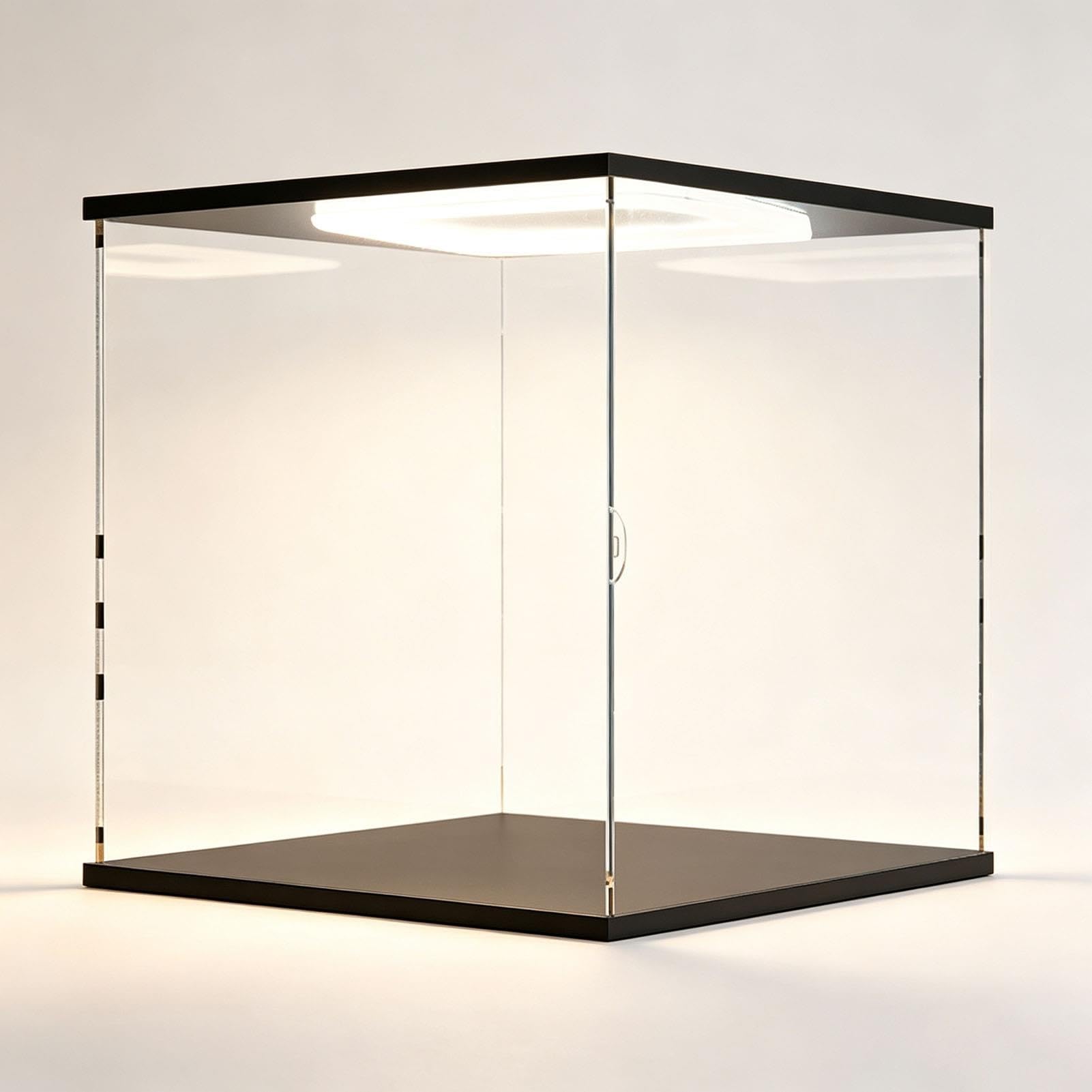 Vitrina Metacrilato Transparente Caja Cúbica 25x25x25, 30x30x30, 50x50x50cm