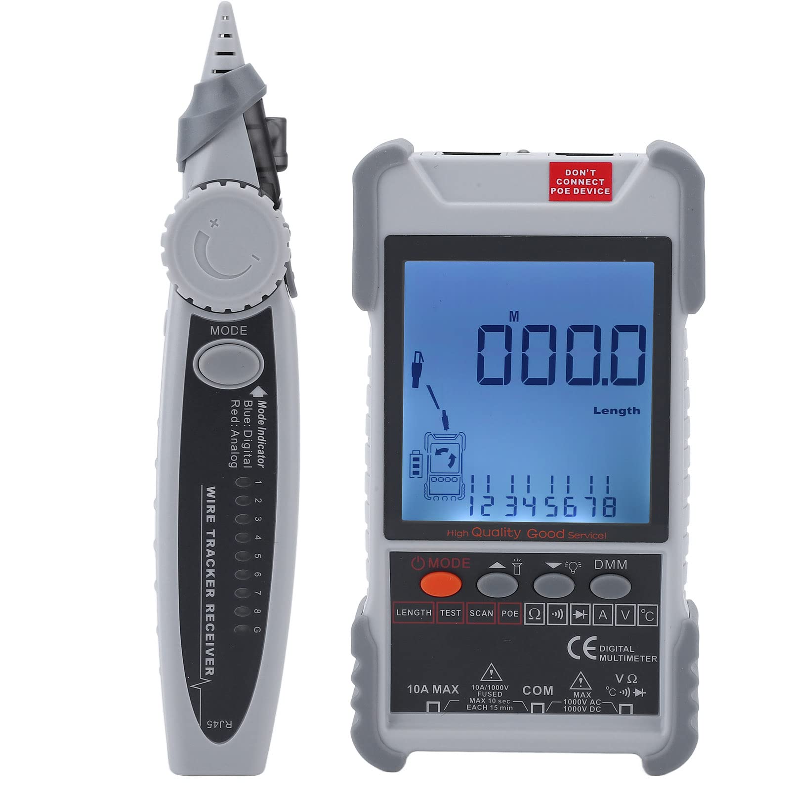 Multifunktions-Draht-Netzwerk-Kabeltester-Set, Multimeter-Set, Multifunktionales Telefonleitungs-Finder-Draht-Stromkreis-Testgerät