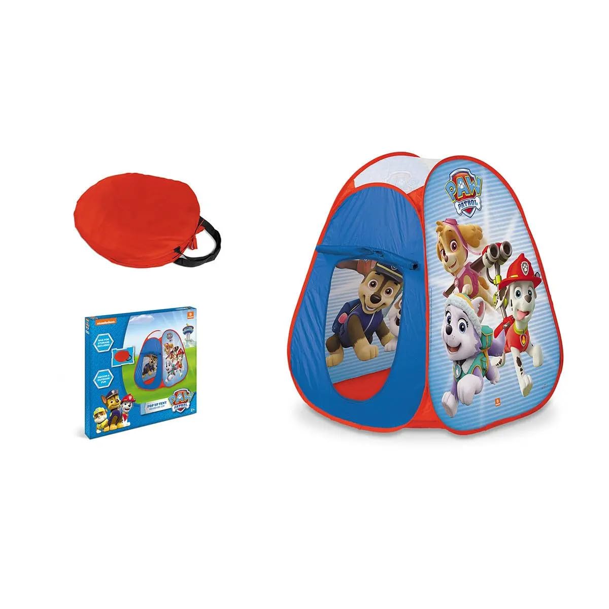 Mondo Toys - Paw Patrol Pop-Up Tent - Namiot do zabawy dla dzieci/dziewczynki - łatwy w montażu, łatwy do otwarcia - torba do przenoszenia W zestawie