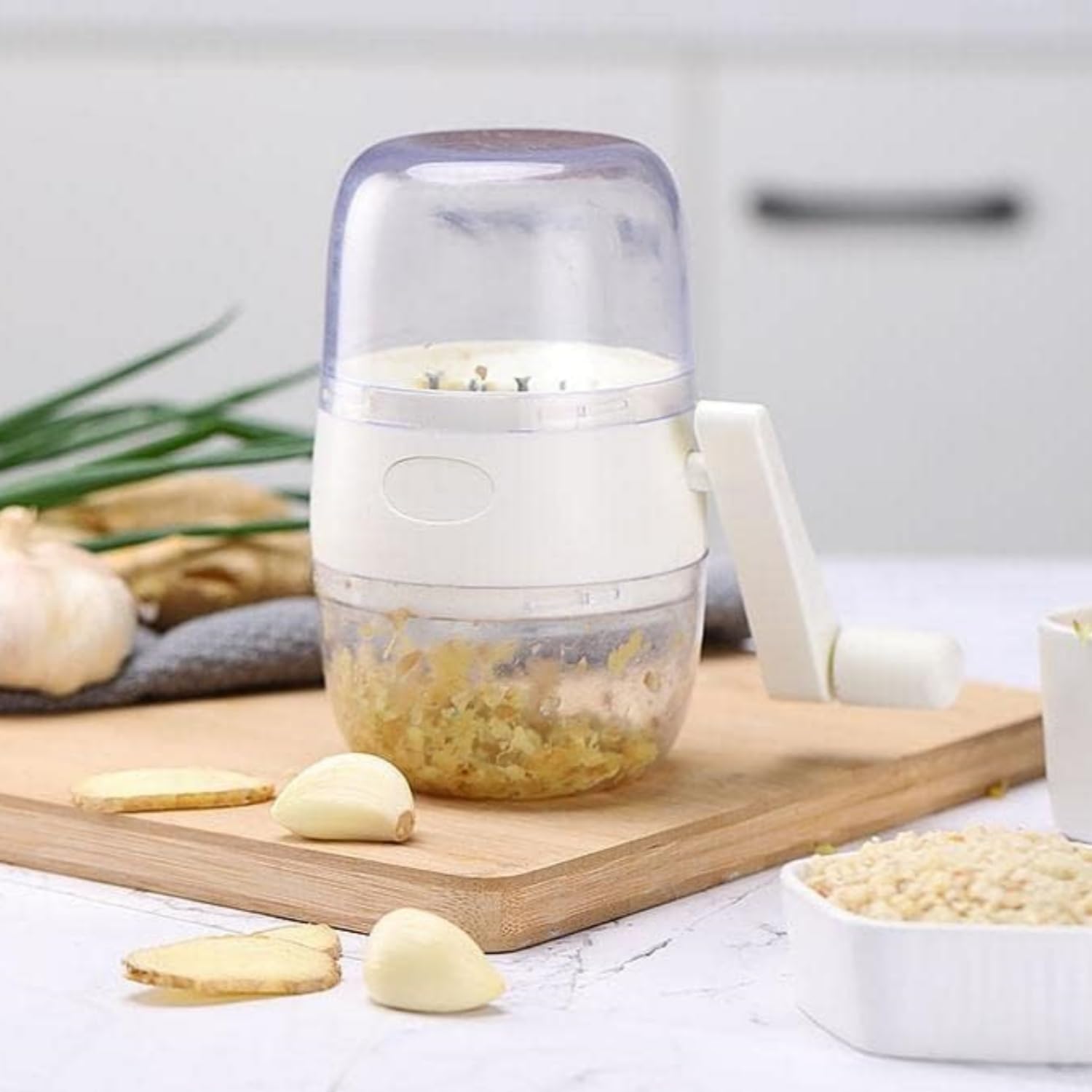 LATRAT Mulino manuale per noci con manovella a mano, ideale per tritare mandorle, nocciole, arachidi, nocciole e altri tipi di noci