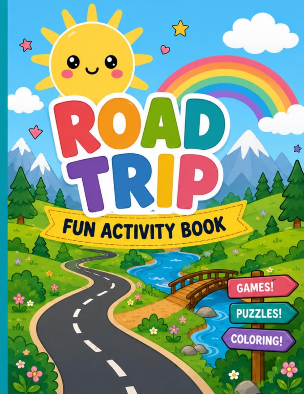 Road Trip Activity Book