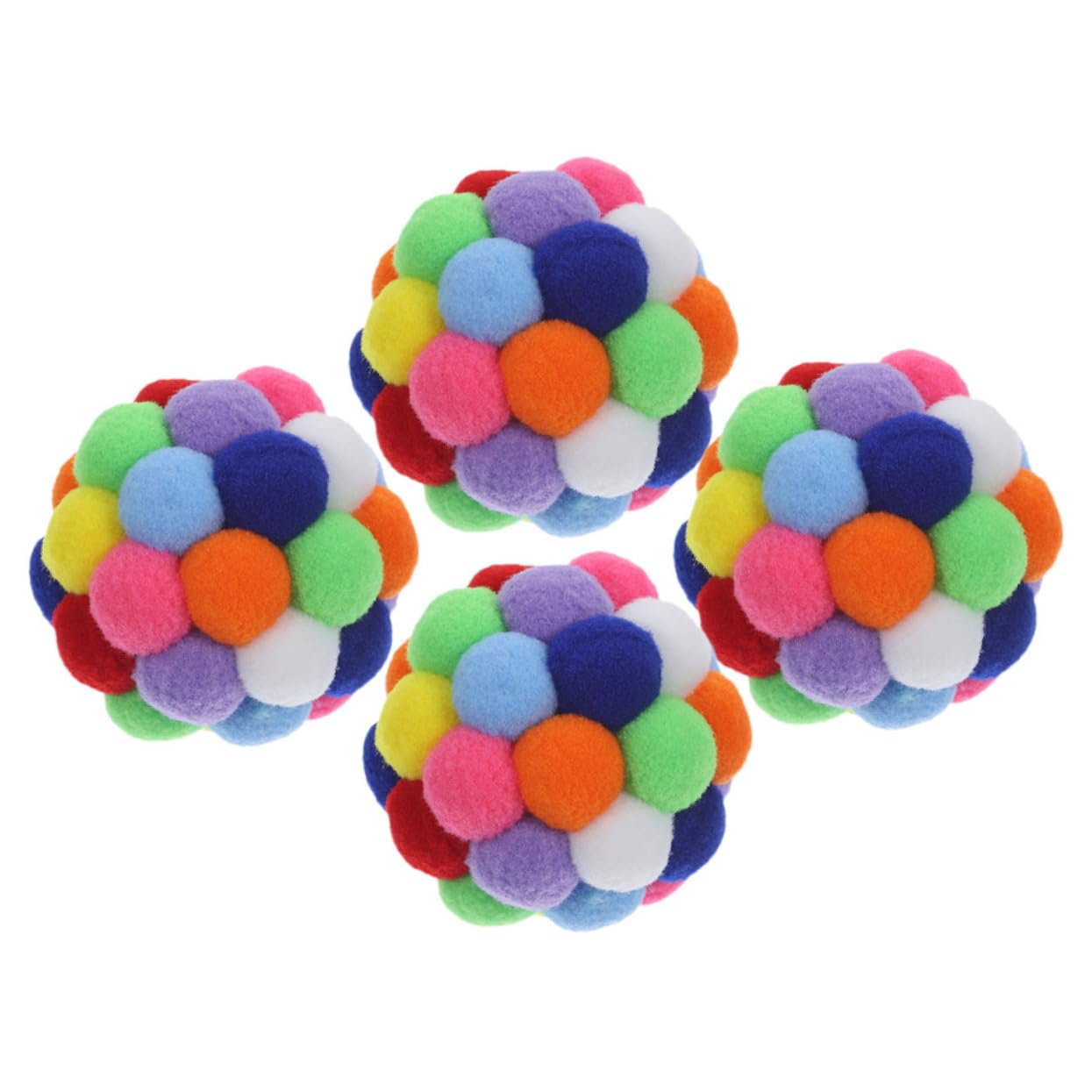 Toddmomy 20piezas De Juguete para Gatos con Cascabeles Bolas De Interactivas para Gatos De Interior Juguetes para Estimulación y Ejercicio De Mascotas