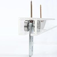 Vista 4 de Conjunto de carritos de 2 ruedas Fuperoo con rodillos. Conjunto de carrito con rodamientos. La parte superior del carrito tiene espacio