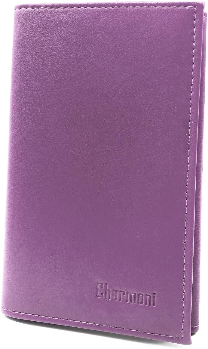 3-Part Car Paper Holder Case - Grey Card for Driving Licence and ID Insurance - Cowhide Leather, Taro, Taille unique, Classic