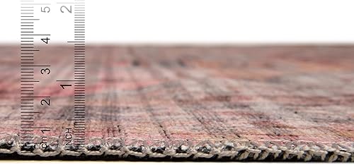 Miniatura 2 de Unique Loom Mangata Collection - Alfombra de área - Melodie (Runner 2' 0" x 6' 0", albaricoque y rosagris)