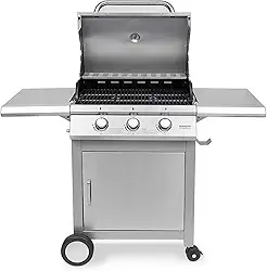 SUGGAR CHURRASQUEIRA COM CARRINHO INOX À GÁS CH5001IX