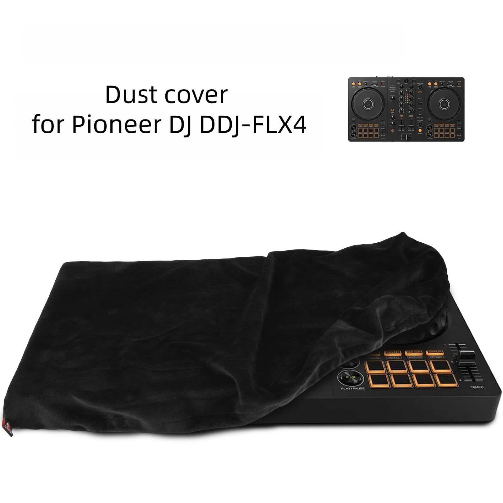 Mixer Schutzhülle für Pioneer DJ DDJ-FLX4, staubdichte Mischer-Staubschutzhülle, DJ-Controller, Staubkoffer für Pioneer DJ DDJ-FLX4 Controller-Zubehör