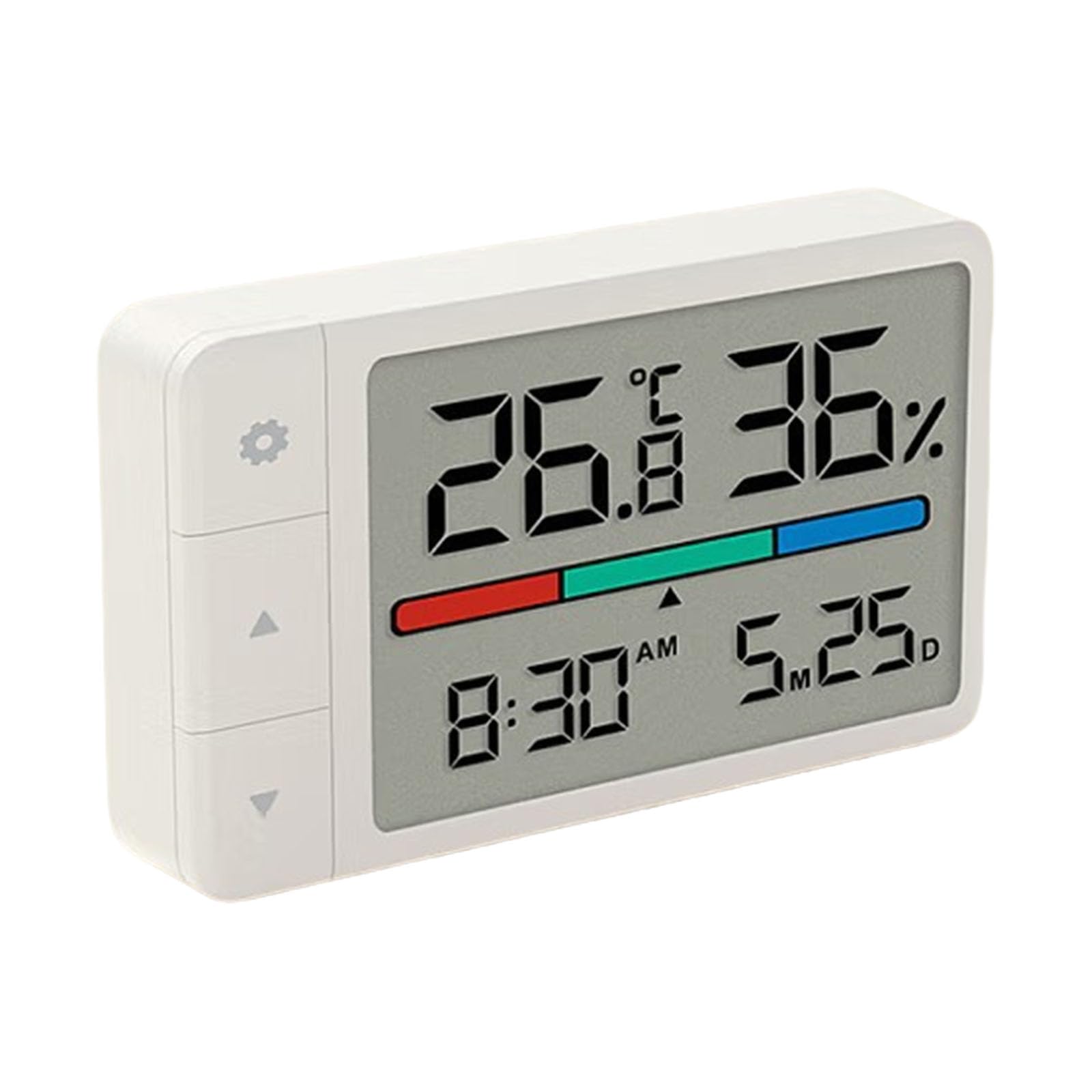 Home Temperature Humidity Sensors Thermometers with Easy to Read Screen and Long Last Battery Lifes Large Screen Display