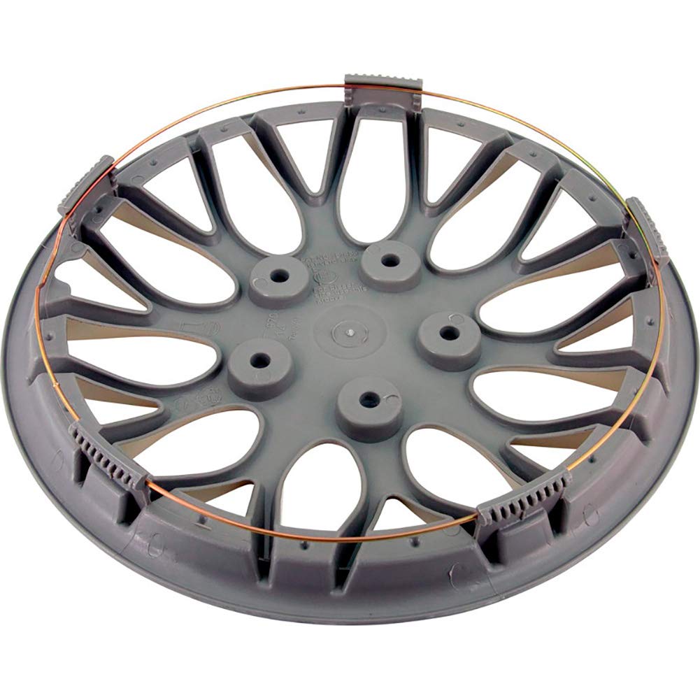 AUTO-STYLE Jeu d'enjoliveurs Missouri 14-inch d'or/bord argent