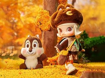 Amazon | POP MART MOLLY チップ&デール チップ PVC&ABS&ナイロン製