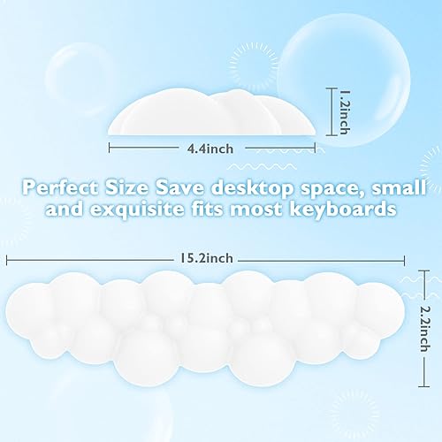 Miniatura 8 de ATTACK SHARK Alfombrilla de mouse 4 en 1, reposamuñecas para teclado, soporte de muñeca de mouse y juego de posavasos de cuero con alfombrilla de