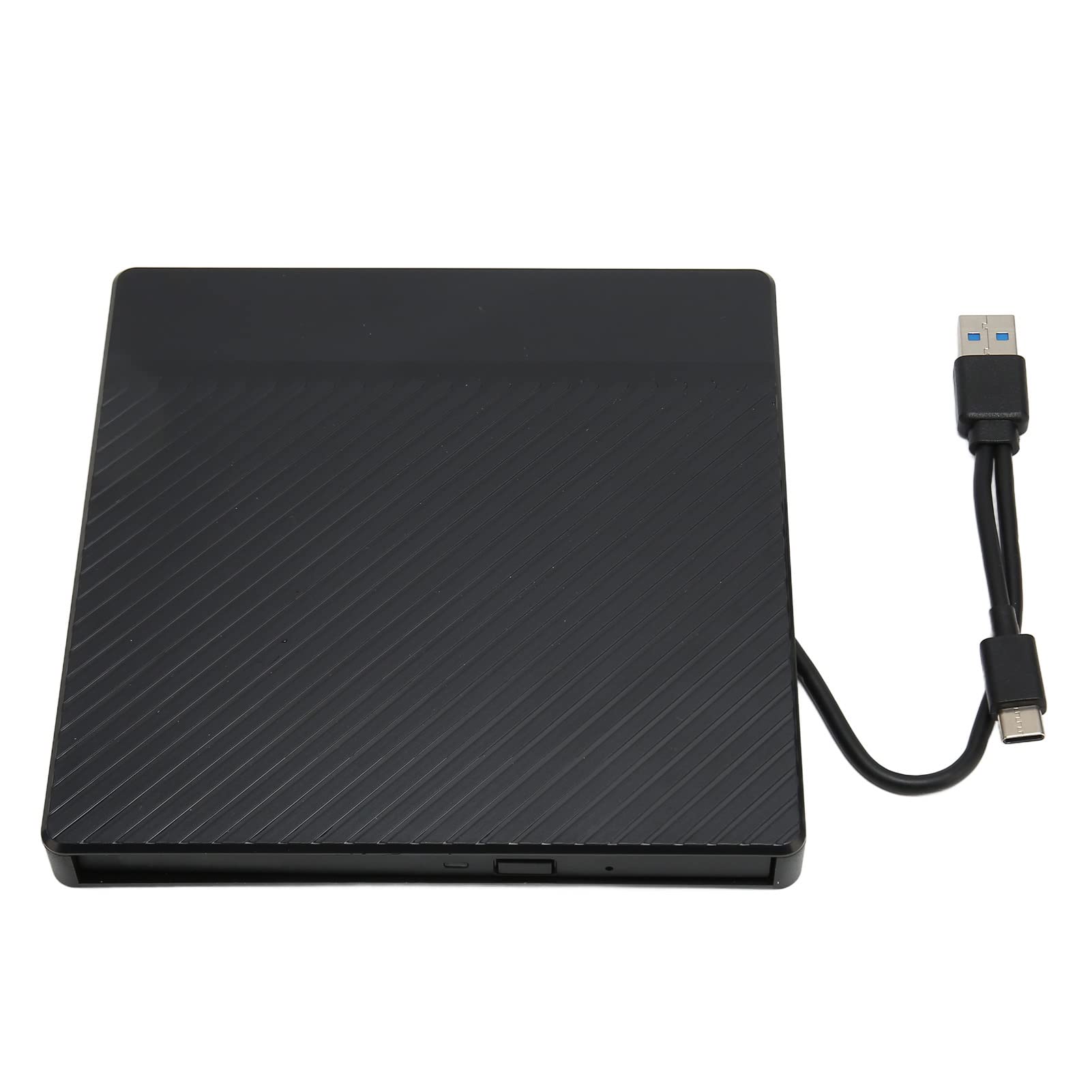 External DVD Drive Box, USB3.0/2.0 Portable CD/DVD Writer Drive Box, Type A Type C Interface 5Gbps Transfer ROM Burner Box for Win Xp for Win7 for Linux for OS X 10