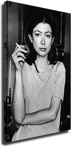 Joan Didion - Póster retro para pared de sala de estar, arte de pared, pintura para dormitorio, baño, impresiones en lienzo, imagen, hogar, oficina