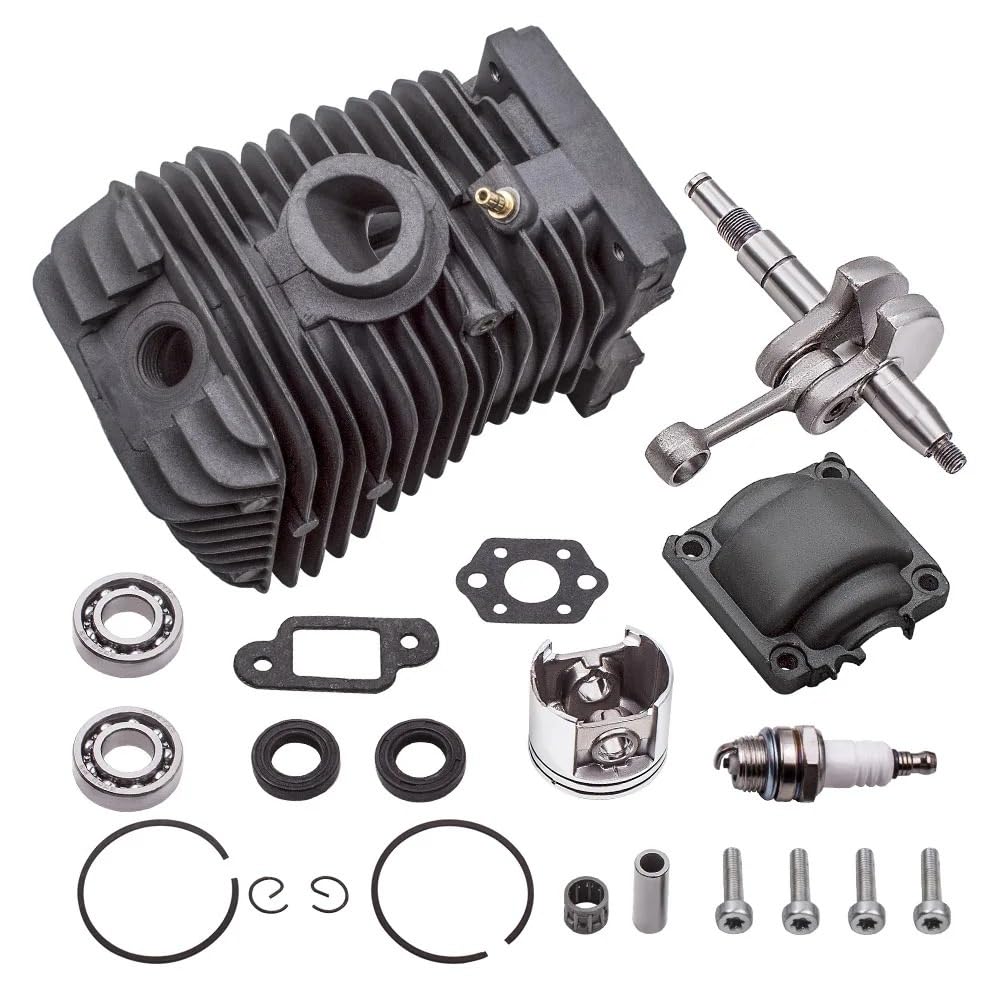 Cilindro Motosierra 42,5mm Para Para MS230 Para MS250 023 025 Motor Cilindro Pistón Cigüeñal Pistón