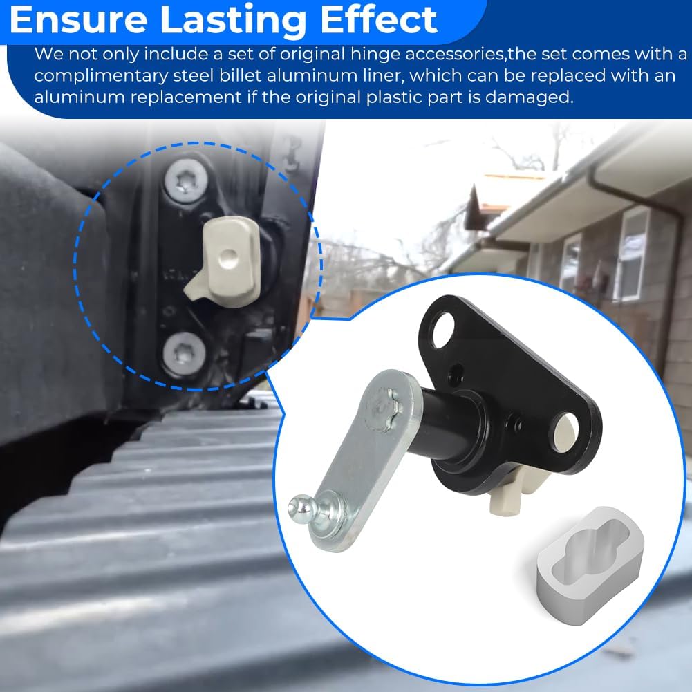 AUTOVIC Tailgate Hinge Bushing kit for 2005-2023 Nissan Titan with Aluminum Replace Tailgate Hinge 93470-ZH000