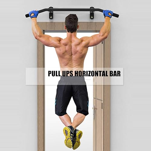 Miniatura 3 de Barras de dominadas montadas en la pared, barras horizontales de acero en el pasillo de la puerta, equipo de fitness para ejercicio muscular de la
