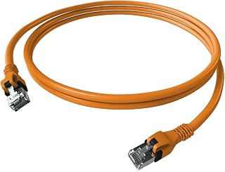 EasyLan DualBoot PushPull IP20 - Cavo patch cat.6A (classe EA), S/FTP, arancione, 7,5 m