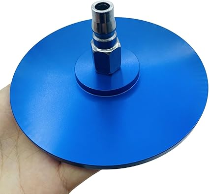 Potente adaptador de taza de 4.7 x 2.1 pulgadas para máquina Vac-U-Lock, conector de aire, accesorios de regalo (azul-grande)