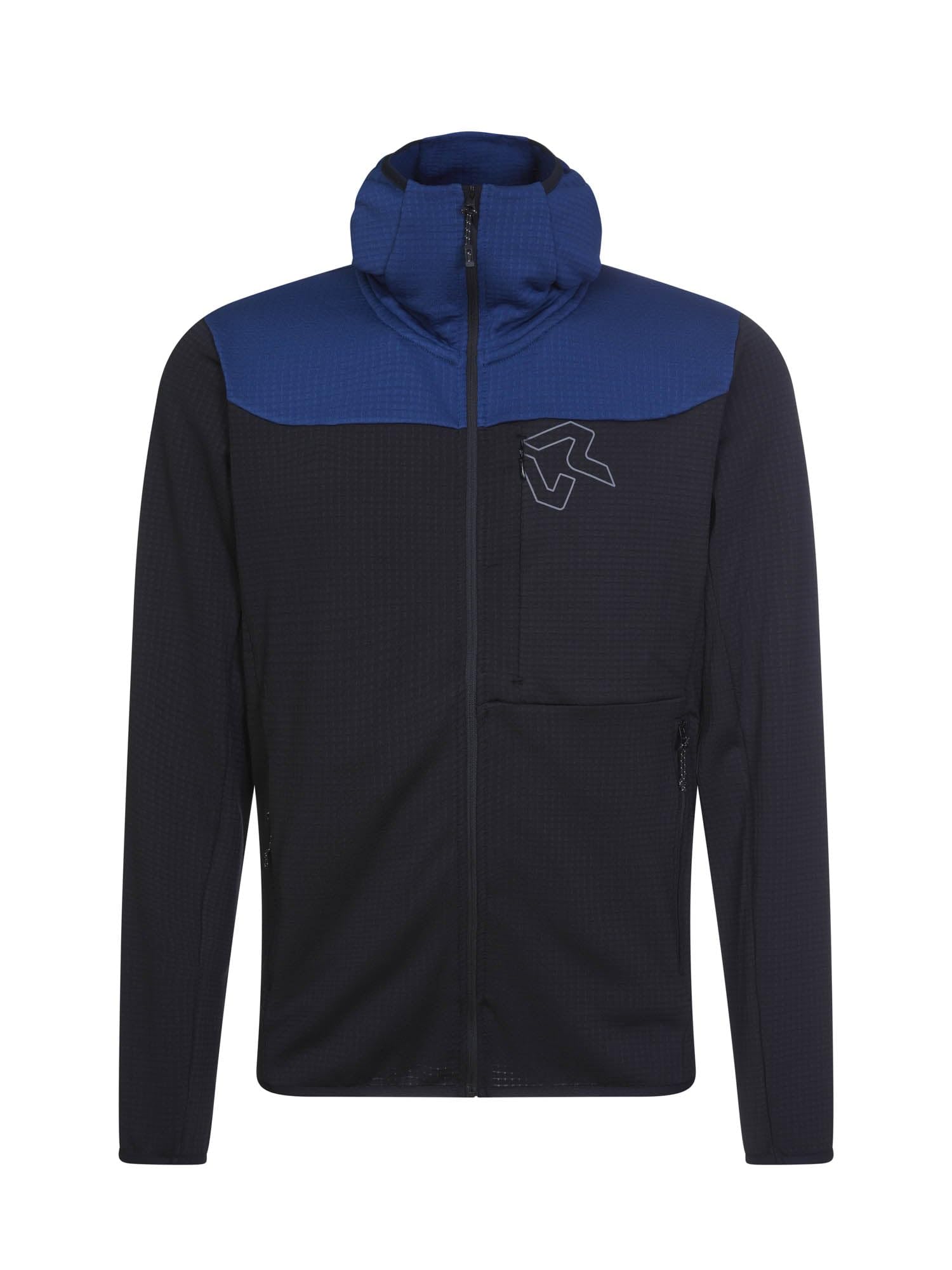 Rock Experience FORAKER Technical Fleece – Full Zip for Men Black/Blue