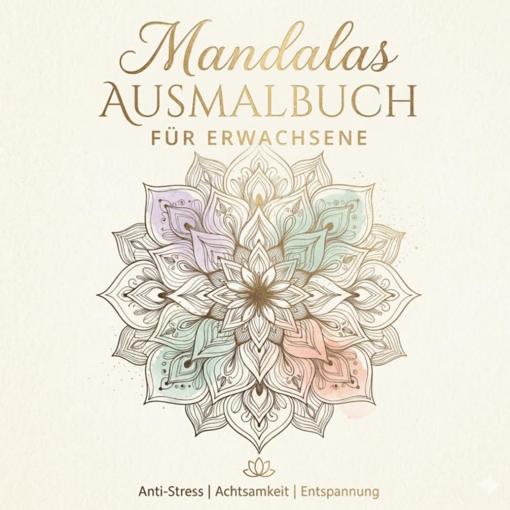 Mandalas Ausmalbuch für Erwachsene