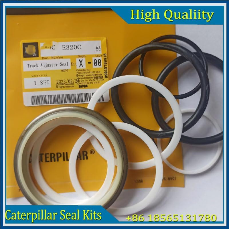 Factory Price E320B E320C E320D E320 Chain Adjust Seal Kits For Caterpillar Excavator Track Adjuster Cylinder Seal Kit 901408 - (Color: 1 pc)