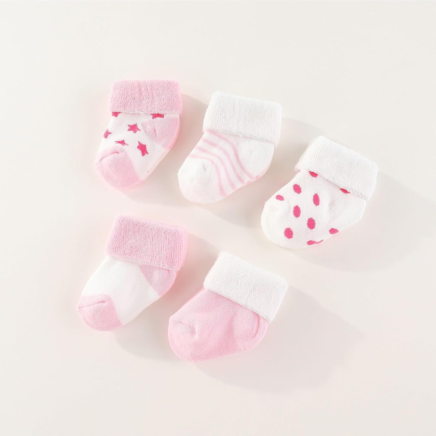 28 Pack Unisex Baby Layette Set Boy Girl Pants+Rompers+Short Sleeve Bodysuits+Hats+Gloves+Socks New Born Outfit - Image 9