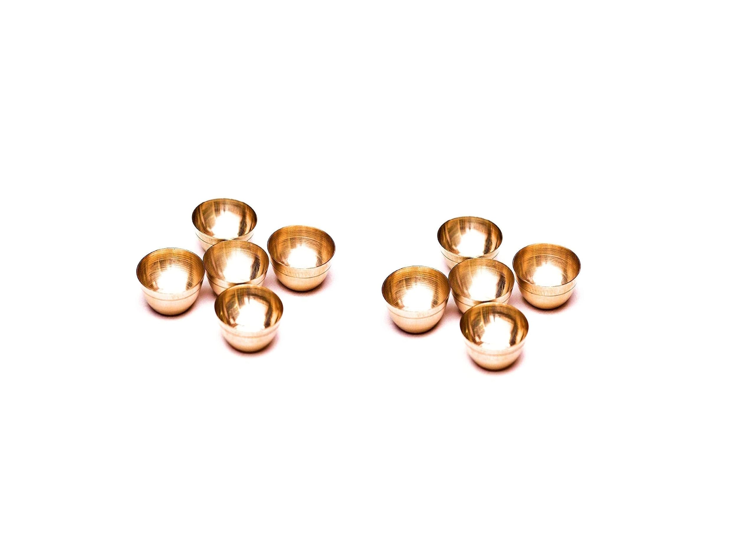 ROTZ Round Chandan and Bhog Katori for Keeping Puja Thali Items (Golden) (10) (B0CRQHLVDQ) Amazon Price History, Amazon Price Tracker