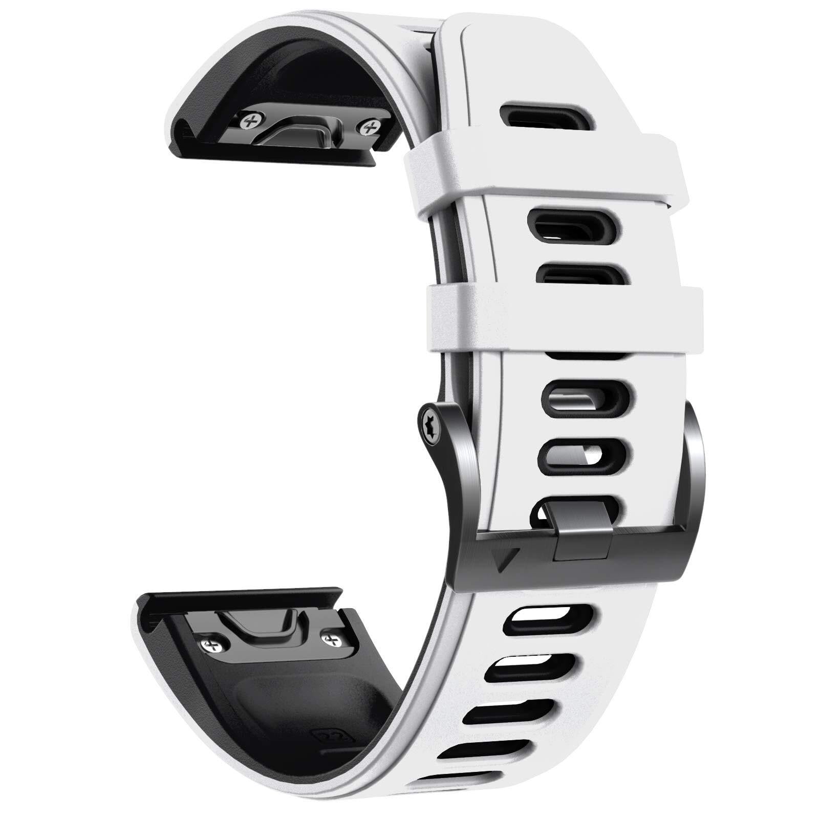 Correa de silicona de 22mm impermeable para Fenix 7 y 8 8