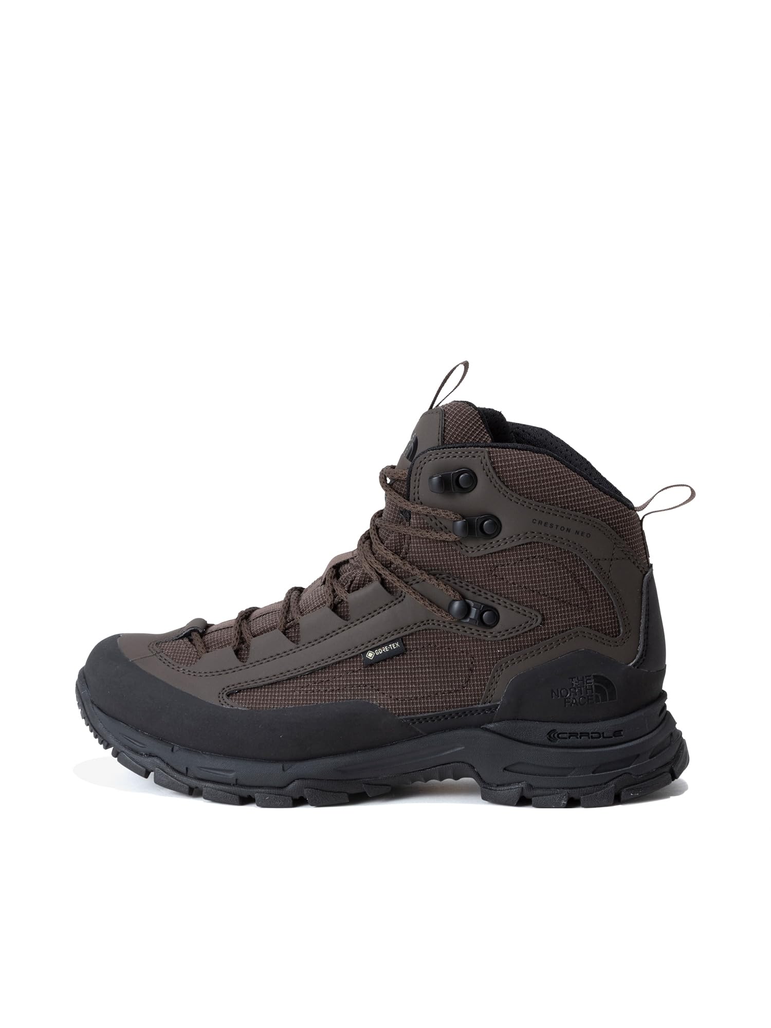 [ザ・ノース・フェイス] トレッキングシューズ Creston Neo Mid GORE-TEX スモーキーブラウン/TNFブラック 25