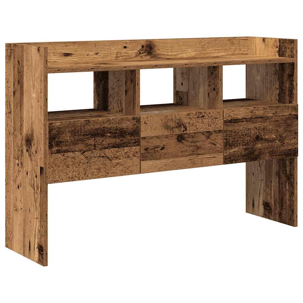 Aparador de madera envejecida para dar un toque rústico y cálido a tu salón