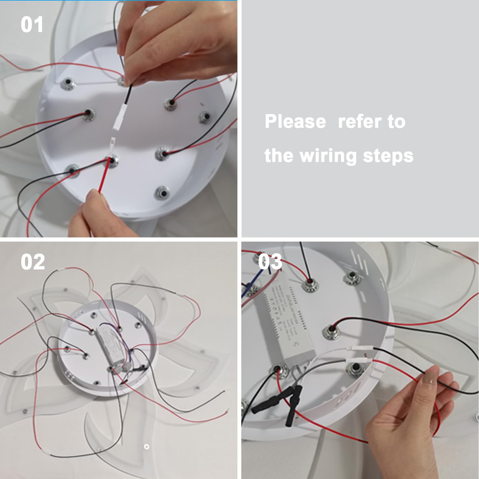 Comely Plafoniera LED Soffitto, 60W 6750LM Lampada da Soffitto Moderna, Plafoniera LED Design a Petalo Elegante per Soggiorno Camera da Letto Sala da Pranzo Bagno (Bianco Freddo 6500K, Diametro 60cm)