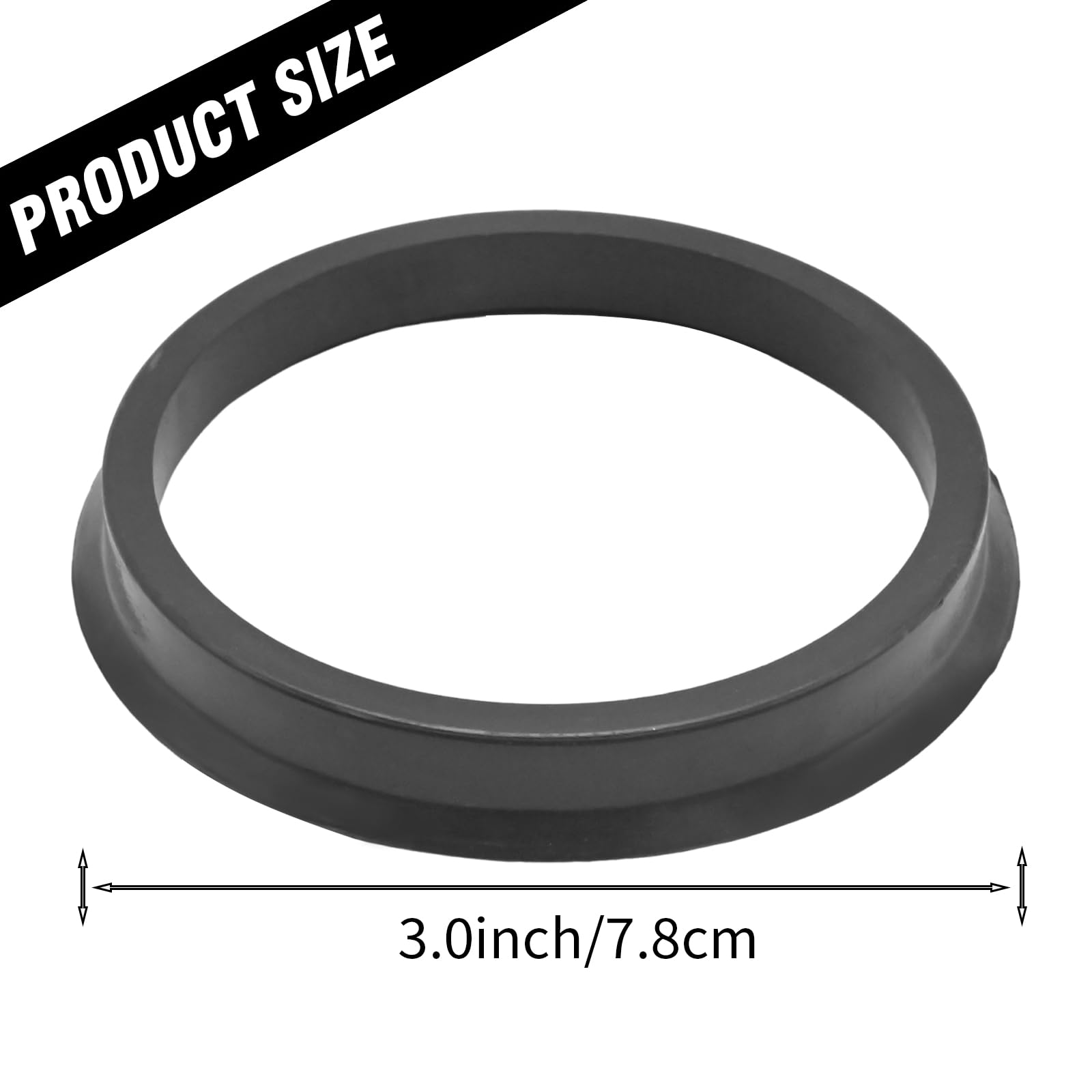 4 anelli centrali per mozzo da 73,1-63,4 mm, anelli centrali per ruota, ricambio per Ford Fiesta, Focus, Mondeo