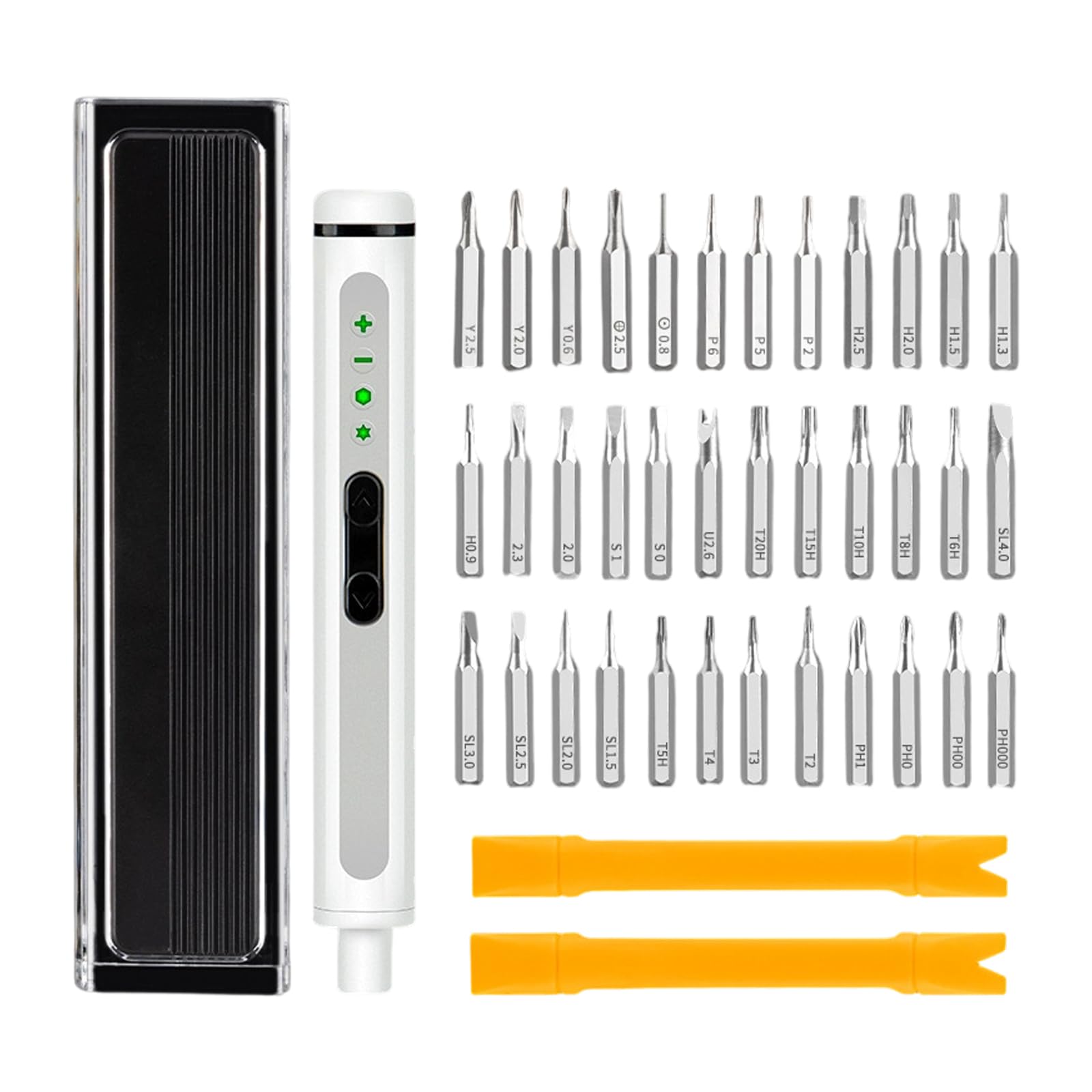 Msioytog A Professional Electric Screwdriver Set Luminum Construction For Laptop Phone Camer Repair Long Lasting Use In Workshops Nd Homes Ergonomic Handle Screwdriver Set